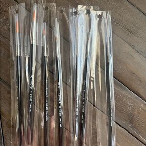 Dynasty Black Paint Brushes Set